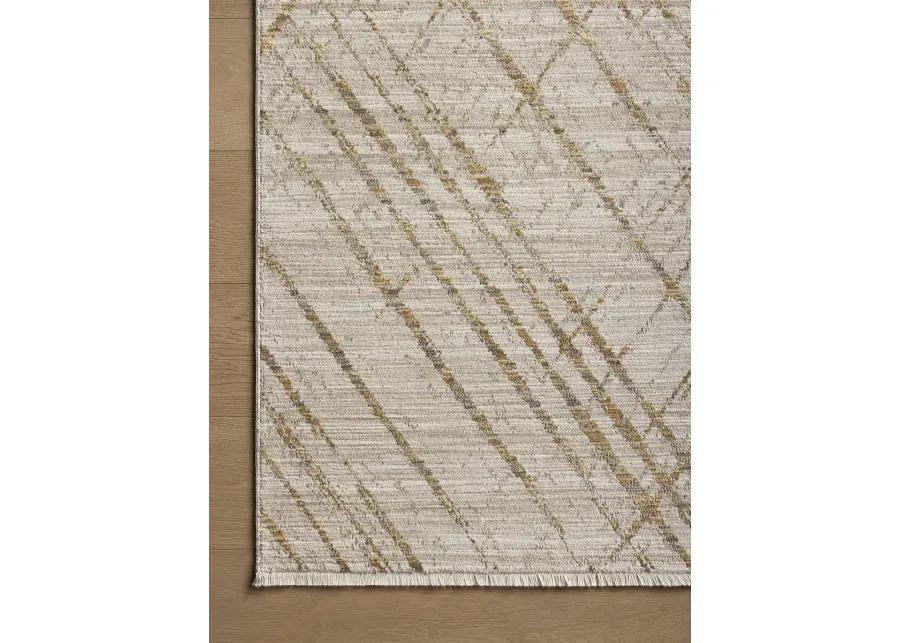 Wade WAE-04 Beige / Gold 2''6" x 14''0" Rug by Loloi II