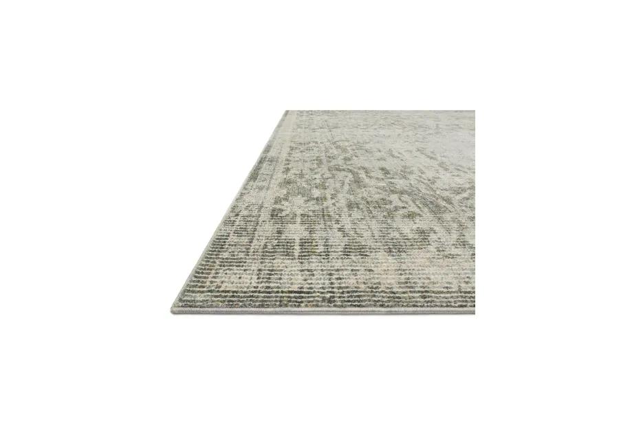 Linnea LIN01 Moss/Ivory 6'7" x 9'2" Rug