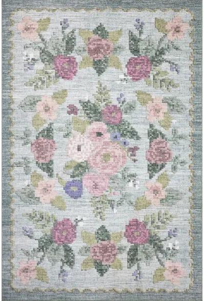 Rosa RSA-02 Sky 7''6" x 9''6" Rug by Rifle Paper Co.