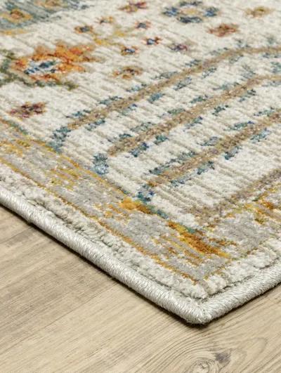 Andorra 1'10" x 3'2" Ivory Rug