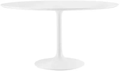 Modway - Lippa 54" Round Wood Top Dining Table White