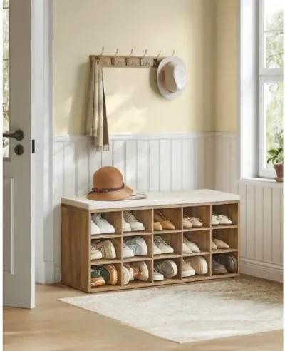 Shoe Bench for Organized Entryway and Convenient Footwear Storage