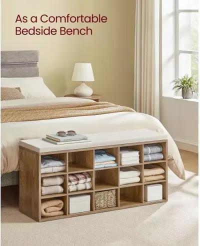 Shoe Bench for Organized Entryway and Convenient Footwear Storage