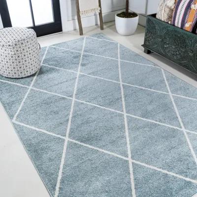 Cole Minimalist Diamond Trellis Area Rug