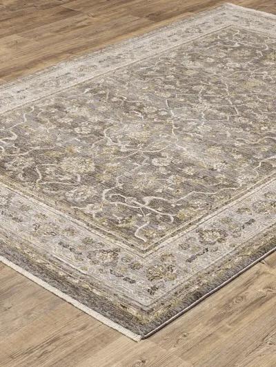 Maharaja 2' x 3' Grey Rug