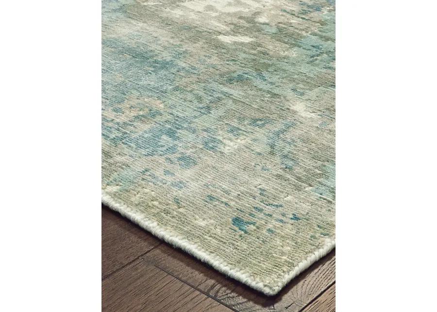 Formations 8' x 10' Blue Rug