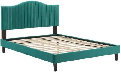 Modway - Juniper Channel Tufted Performance Velvet Twin Platform Bed