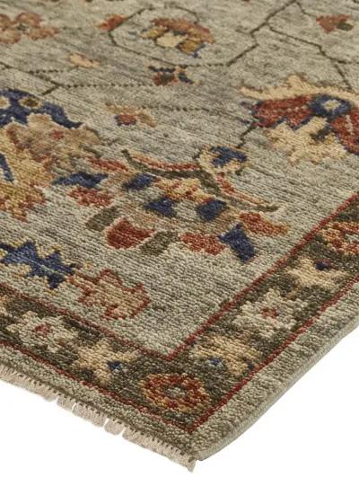 Carrington 6503F Gray/Gold/Red 7'9" x 9'9" Rug