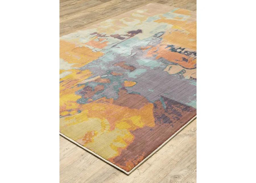 Xanadu 9'10" x 12'10" Orange Rug