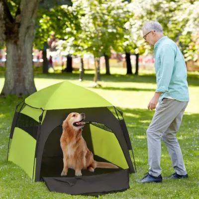 Green Pet Adventure: Extra Large Portable Dog Camping Tent