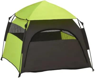 Green Pet Adventure: Extra Large Portable Dog Camping Tent