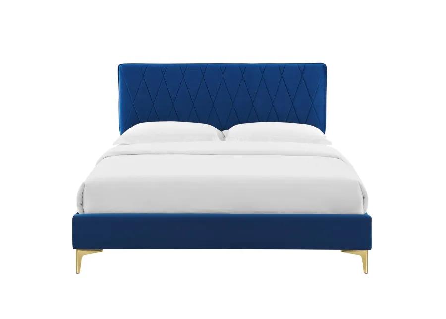 Modway - Phillipa Performance Velvet King Platform Bed