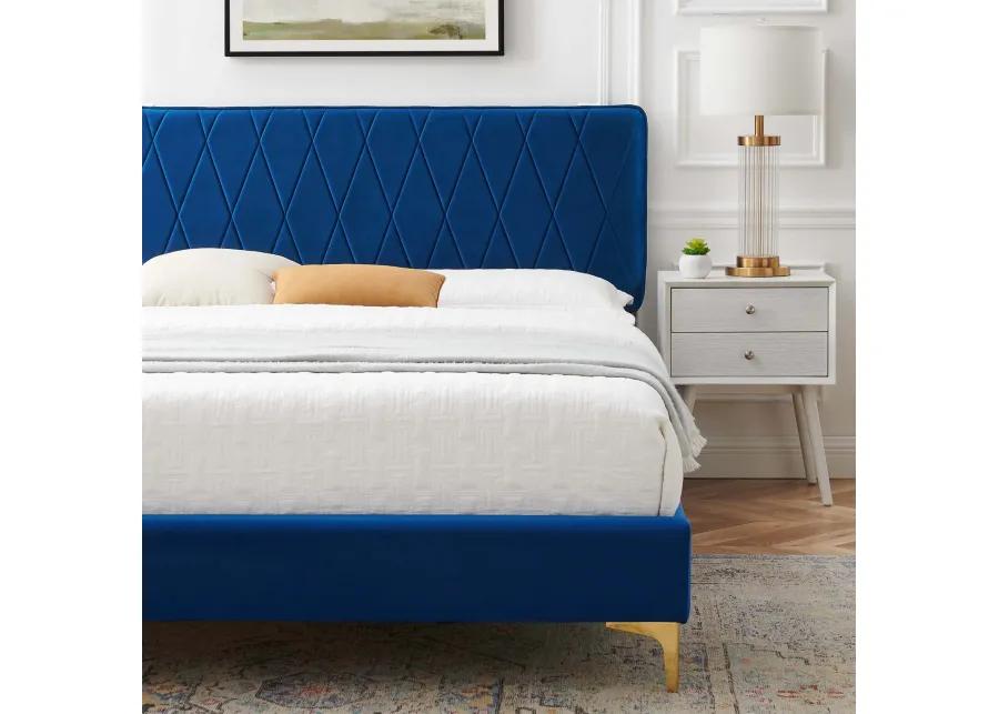 Modway - Phillipa Performance Velvet King Platform Bed