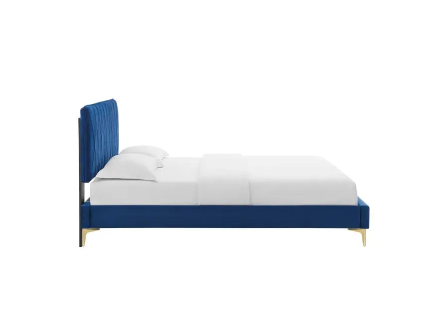 Modway - Phillipa Performance Velvet King Platform Bed