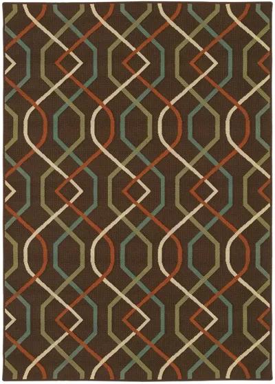 Montego 5'3" x 7'6" Brown Rug