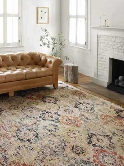 Jocelyn JOC07 Khaki/Multi 4' x 6' Rug