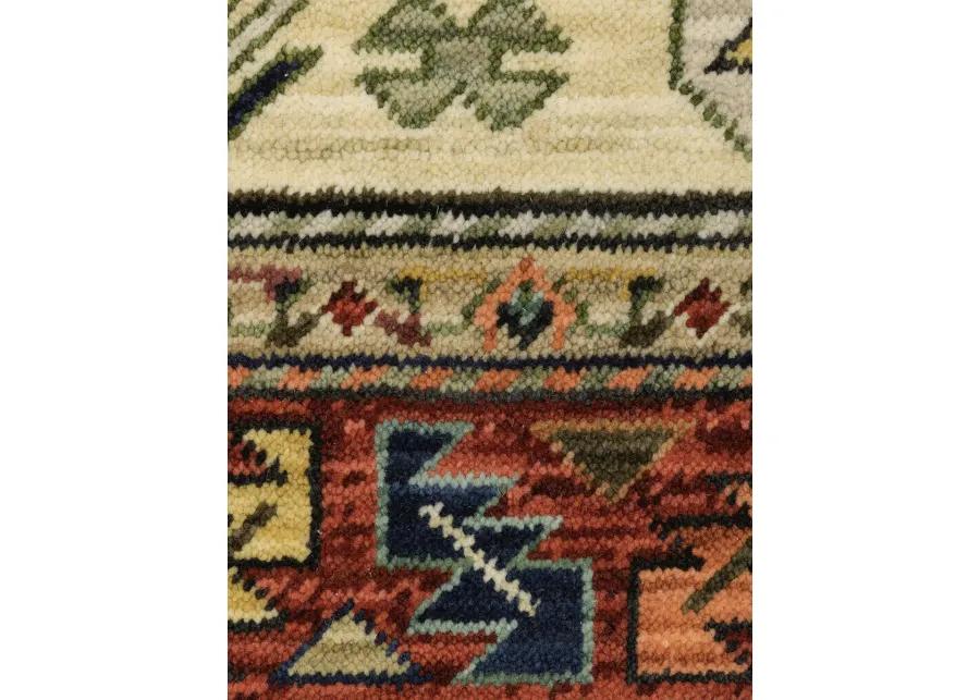 Lilihan 2' x 3' Red Rug