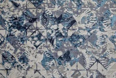 Indio 39H0F Blue/Ivory/Gray 2'10" x 7'10" Rug