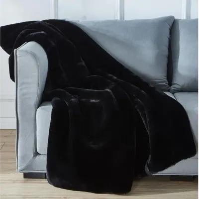 Cassilda Luxury Chinchilla Faux Fur Throw Blanket (50 X 60)