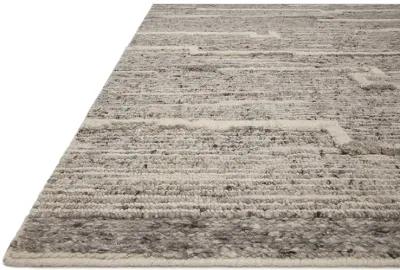 Rayan RAY03 Charcoal/Ivory 7'9" x 9'9" Rug