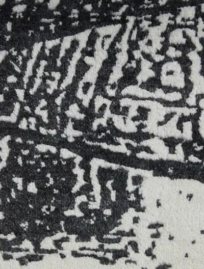 Coda 8927F 3'6" x 5'6" Black/White Rug