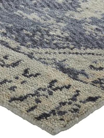 Palomar 6572F Blue/Gray/Ivory 2'6" x 8' Rug