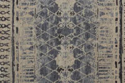 Palomar 6572F Blue/Gray/Ivory 2'6" x 8' Rug