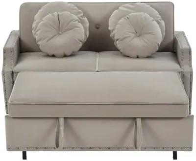 Merax Adjustable Sofa Bed with  Two USB Ports