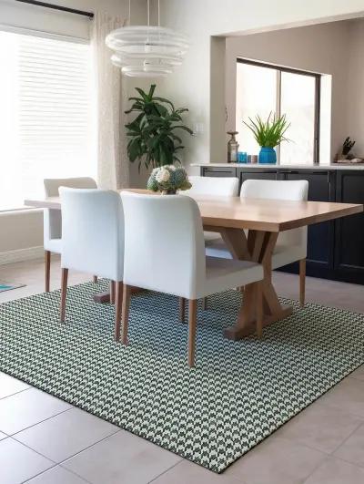 Hinton HN1 Green 5' x 7'6" Rug