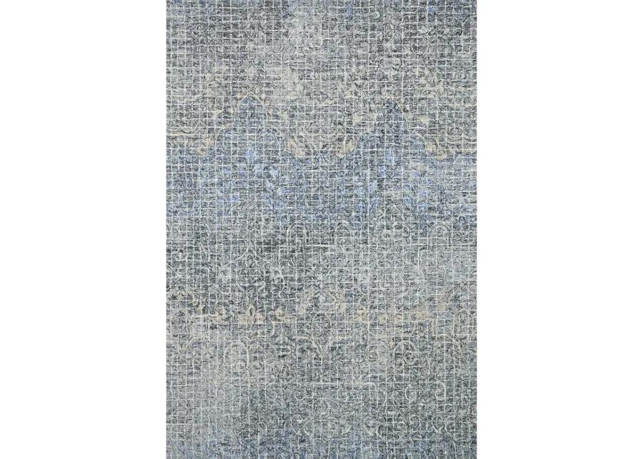 Tatum TW04 Ink/Blue 7'9" x 9'9" Rug