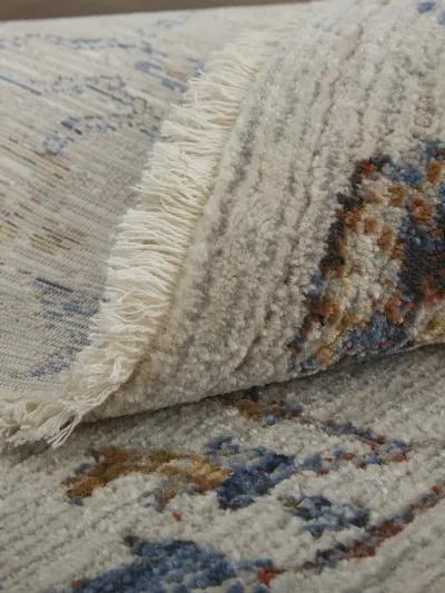 Kaia 39HRF Blue/Orange/Ivory 3' x 10' Rug