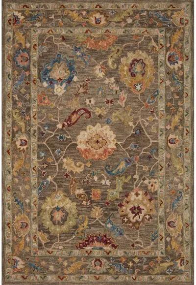 Padma PMA01 Charcoal/Multi 8'6" x 12' Rug