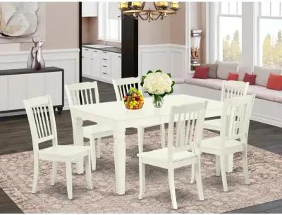 Dining Room Set Linen White