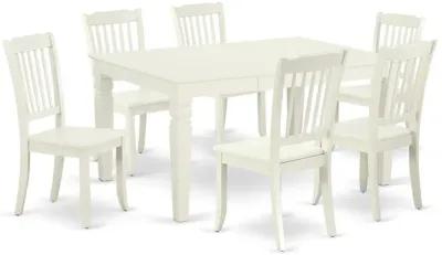 Dining Room Set Linen White