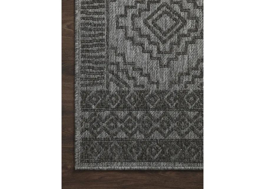 Rainier RAI06 Grey/Charcoal 5'3" x 7'7" Rug