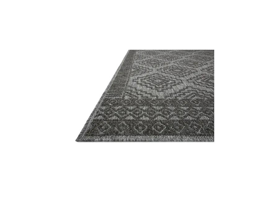 Rainier RAI06 Grey/Charcoal 5'3" x 7'7" Rug