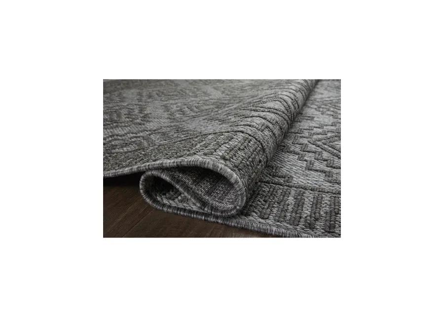 Rainier RAI06 Grey/Charcoal 5'3" x 7'7" Rug