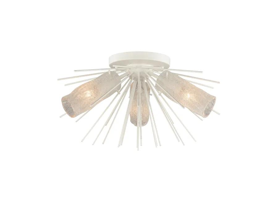 Sea Urchin 20'' Wide 3-Light Semi Flush Mount