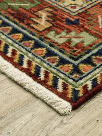 Lilihan 3'3" x 5' Red Rug