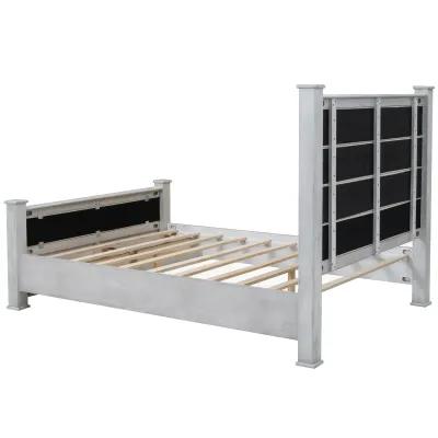 Merax Platform Bed with Upholstered Headboard