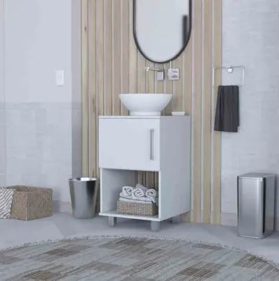 Single Bathroom Vanity Pigmag, Bathroom, White