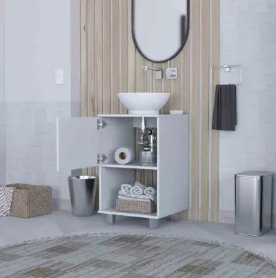 Single Bathroom Vanity Pigmag, Bathroom, White