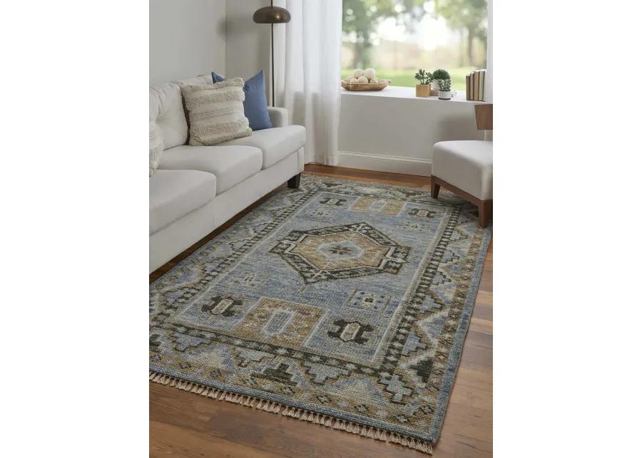 Fillmore 6935F 3' x 5' Blue/Green Rug