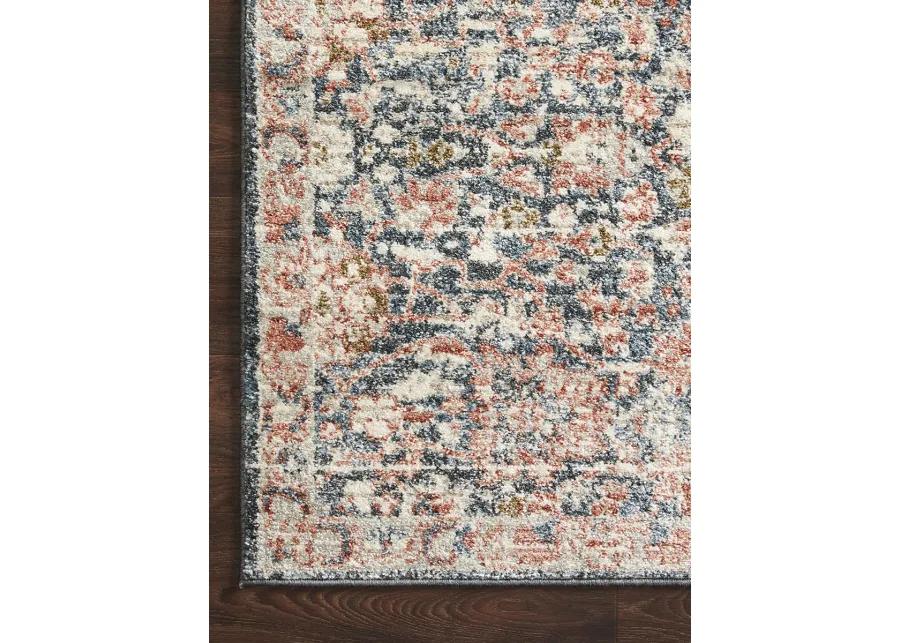 Saban SAB03 Navy/Rust 6'7" x 9'3" Rug