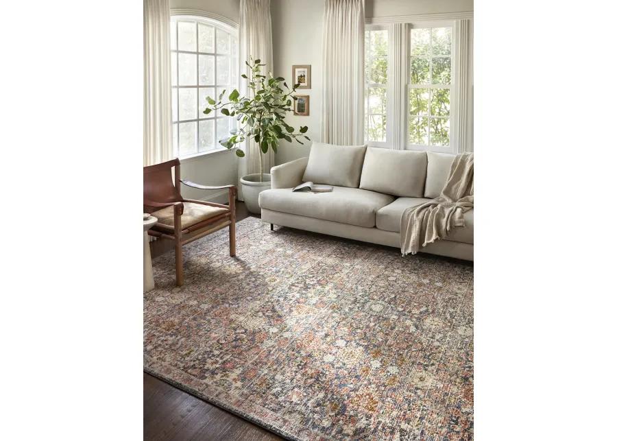 Saban SAB03 Navy/Rust 6'7" x 9'3" Rug