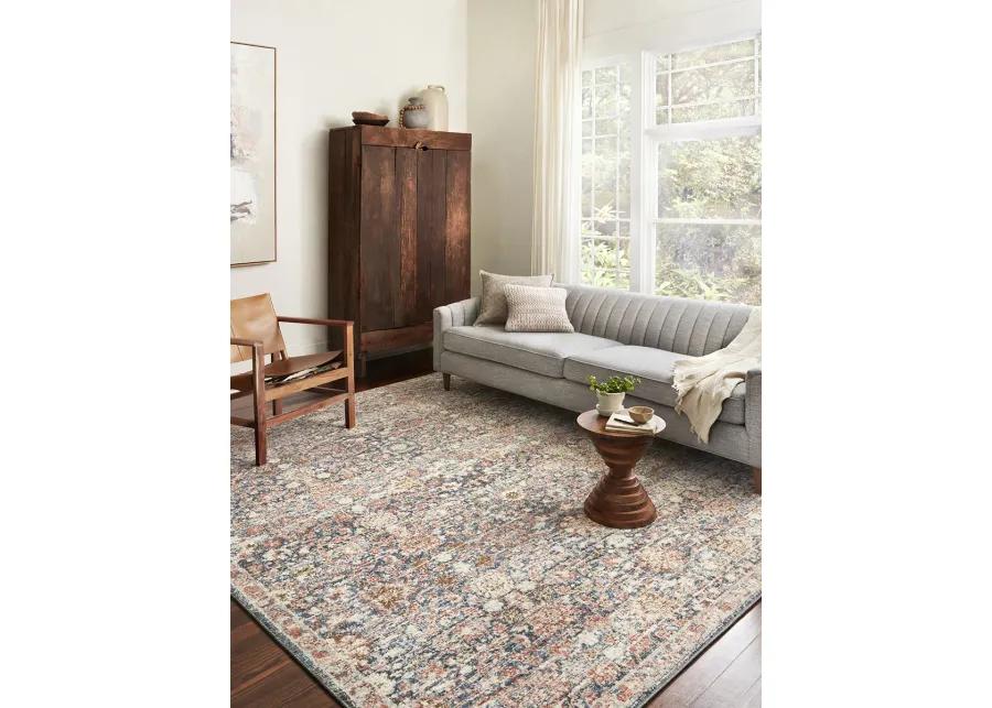 Saban SAB03 Navy/Rust 6'7" x 9'3" Rug