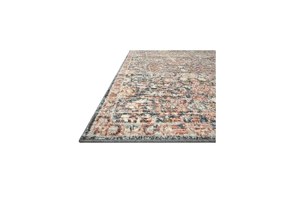 Saban SAB03 Navy/Rust 6'7" x 9'3" Rug