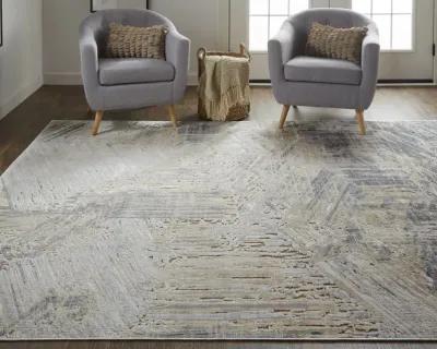 Laina 39G6F Tan/Ivory/Gray 9'8" x 12'8" Rug