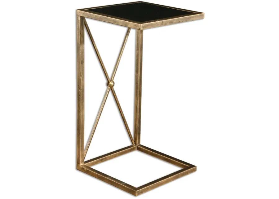 Uttermost Zafina Gold Accent Table