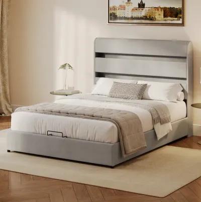 Merax Lift Up Storage Bed with Headboard